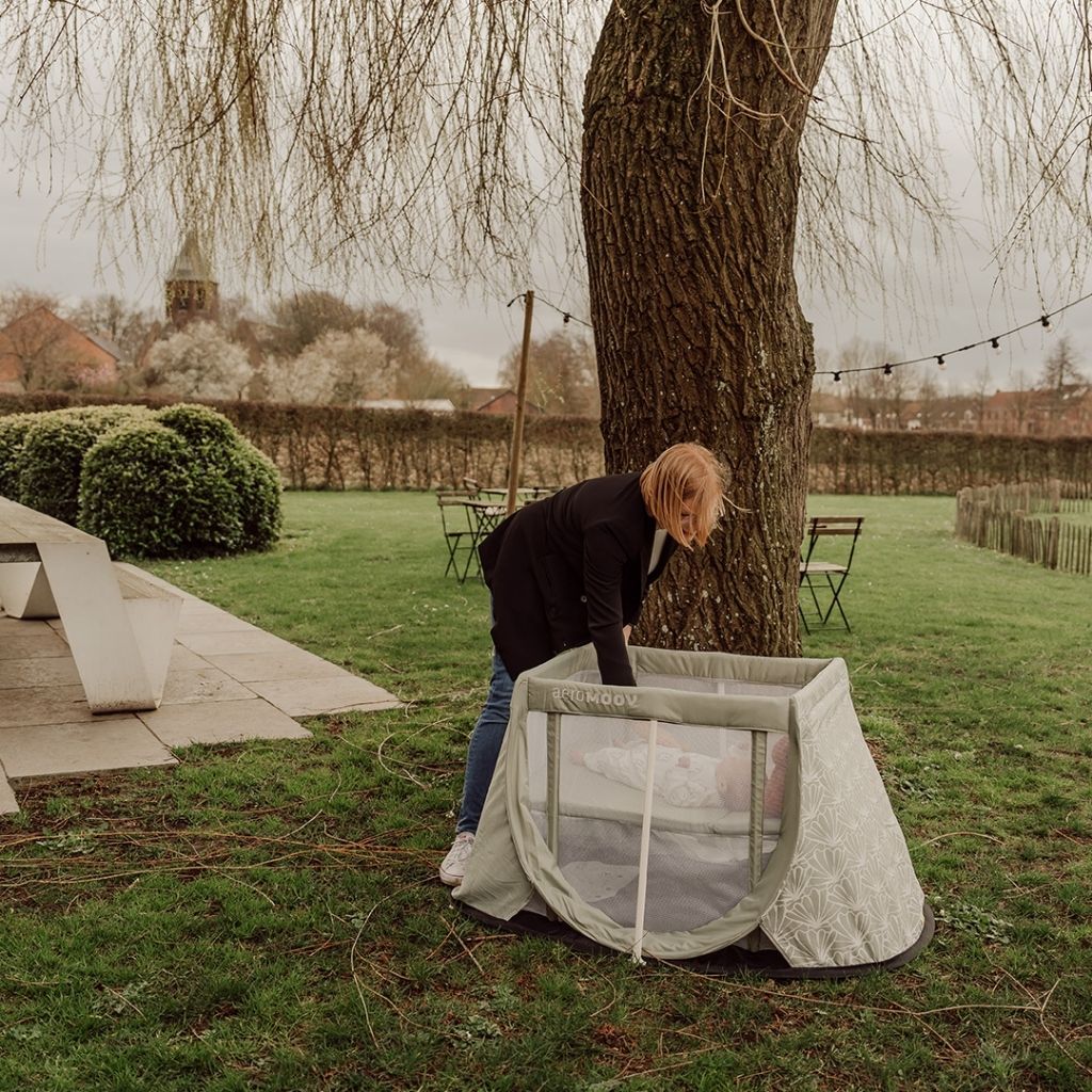 AeroMoov Reisbed Instant Travel Seashell Olive - Image 7