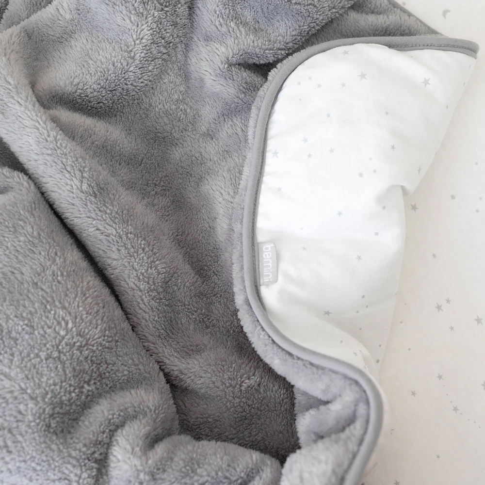 Bemini Deken voor wieg of park herfst/winter Stary grizou fleece/jersey - Image 4