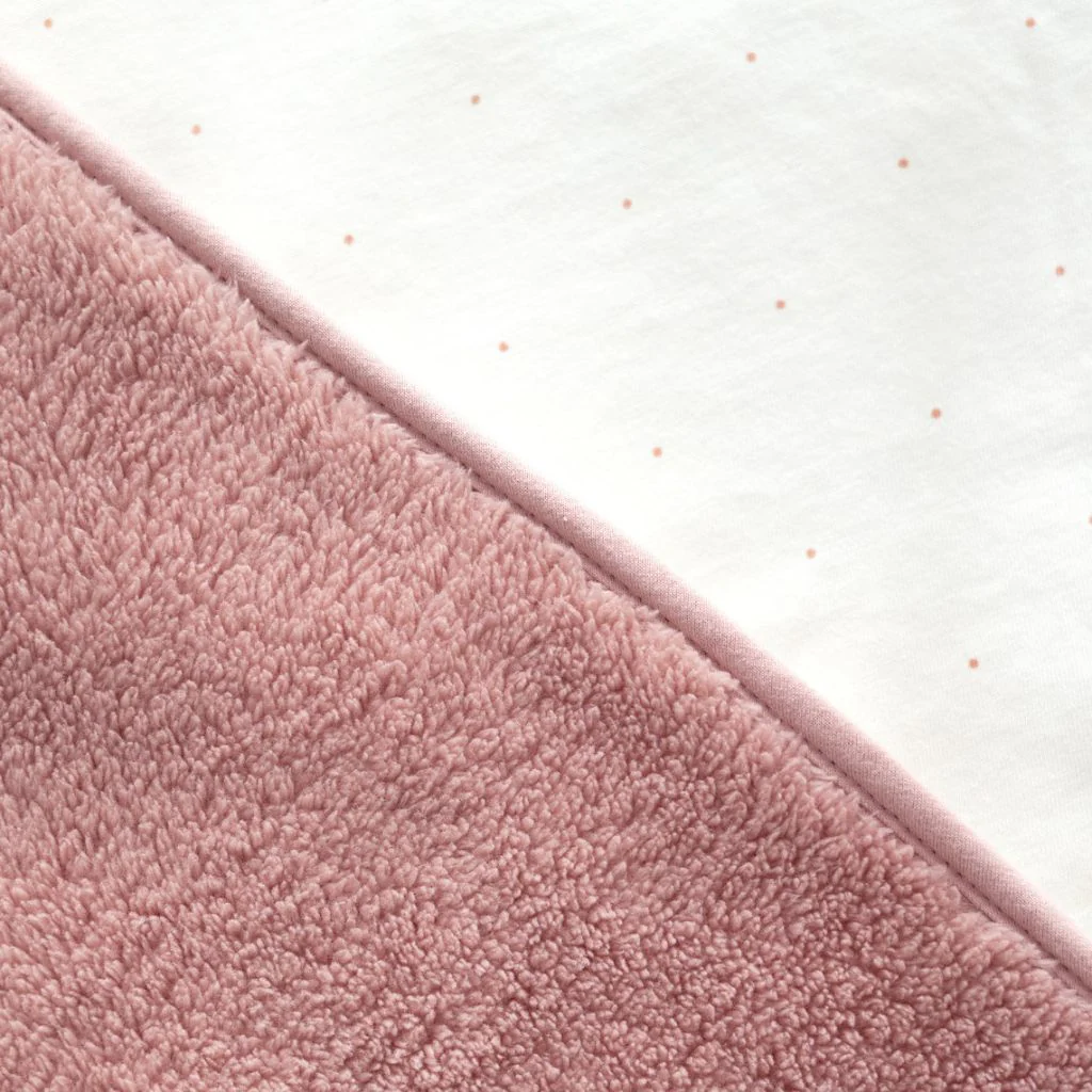 Bemini Deken voor wieg of park Jersey Vintage Pink B 75 x L 100 cm - Image 3