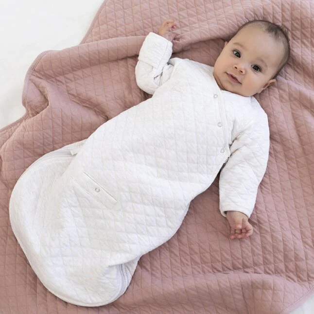 Bemini Slaapzak middenseizoen Magic Bag Pady Quilted Jersey 70 cm ecru - Image 3