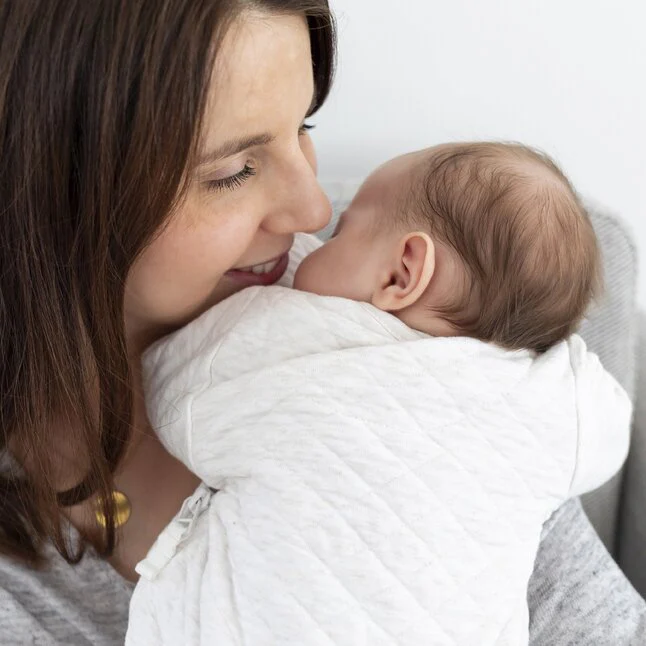 Bemini Slaapzak middenseizoen Magic Bag Pady Quilted Jersey 70 cm ecru - Image 4