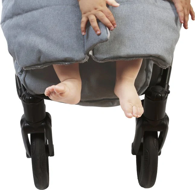 Bo Jungle Voetenzak voor kinderwagen B-Thermo Light Grey - Image 5