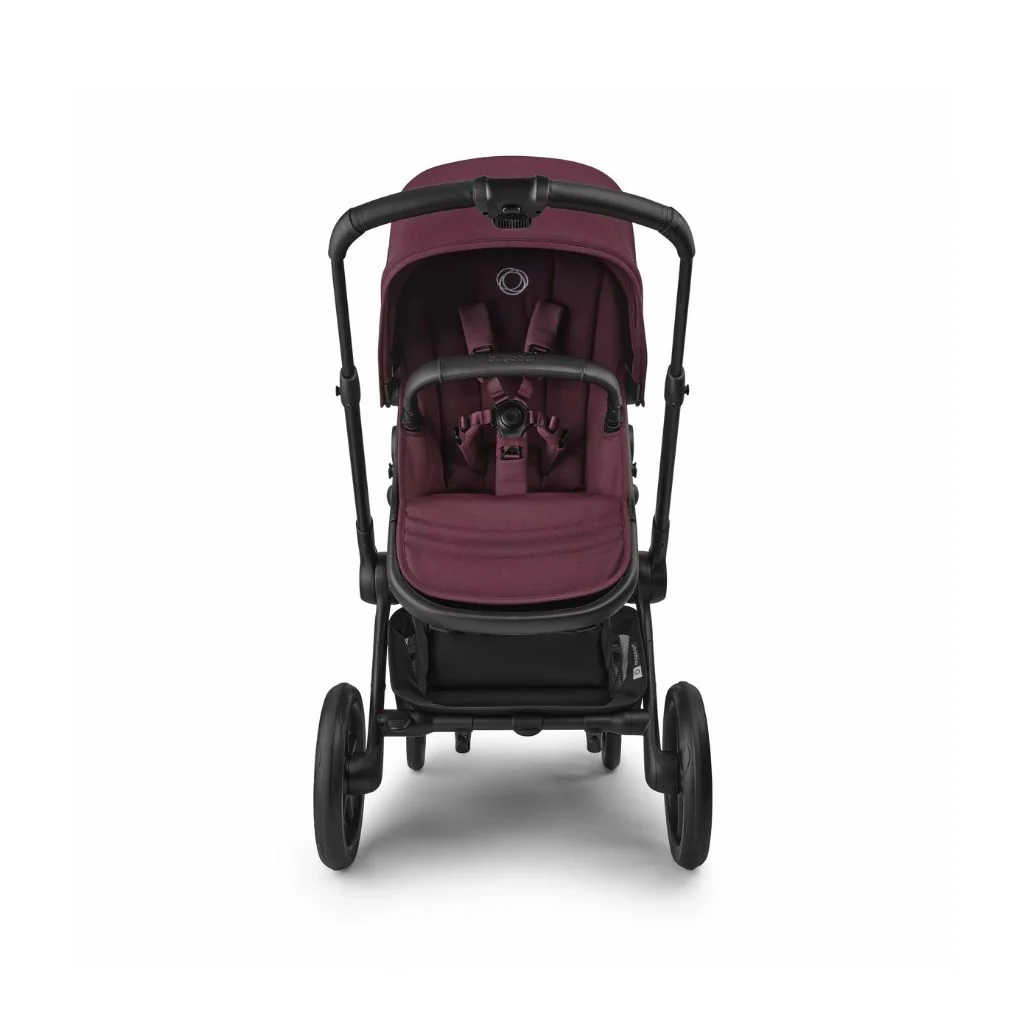 Bugaboo Kinderwagen Fox 5 Renew met draagmand Black / Dark Cherry - Image 11