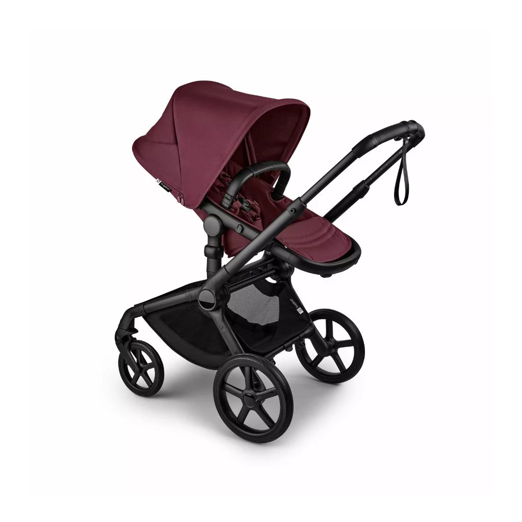 Bugaboo Kinderwagen Fox 5 Renew met draagmand Black / Dark Cherry - Image 5
