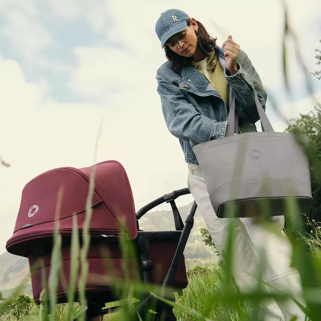 Bugaboo Kinderwagen Fox 5 Renew met draagmand Black / Dark Cherry - Image 7