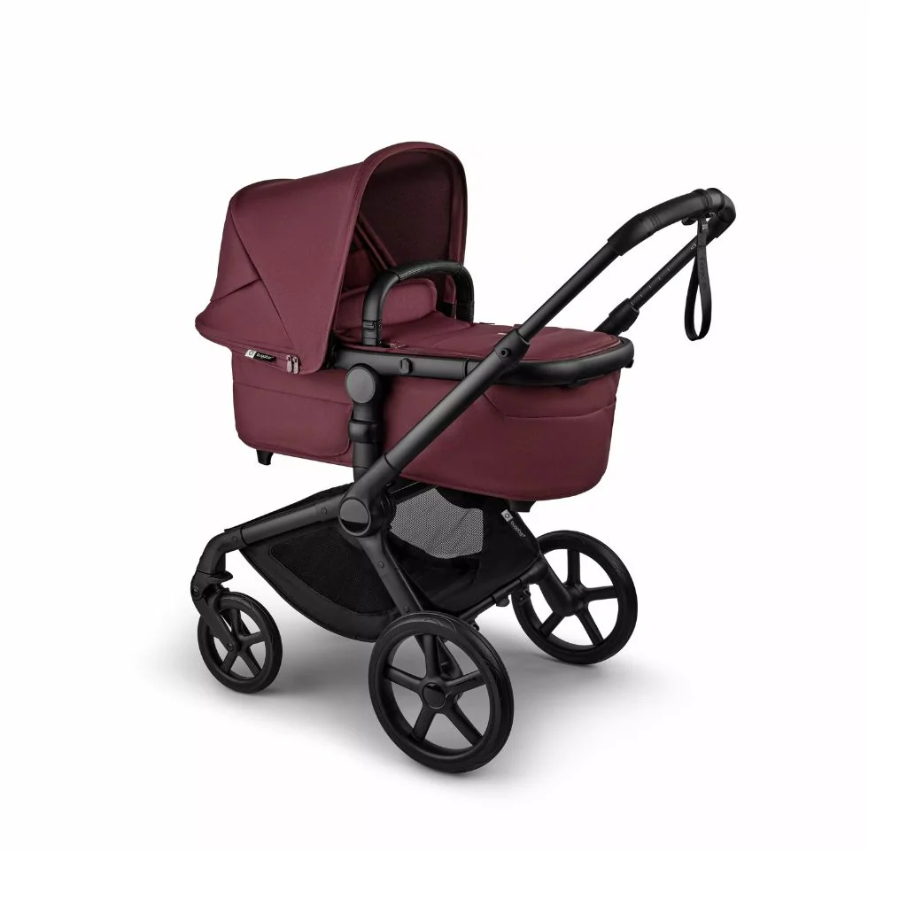 Bugaboo Kinderwagen Fox 5 Renew met draagmand Black / Dark Cherry - Image 8