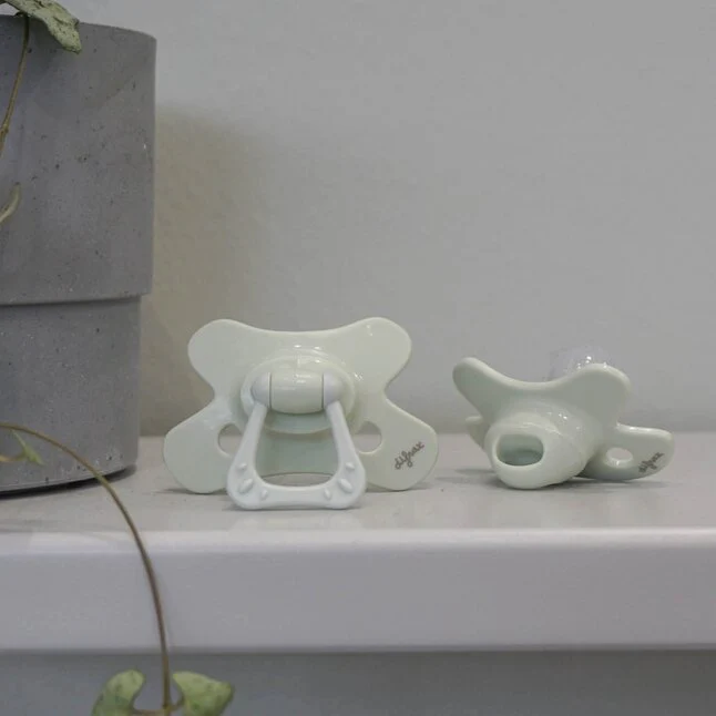 Difrax Fopspeen + 0 maanden Dental Pure Collection Pistache - Image 5