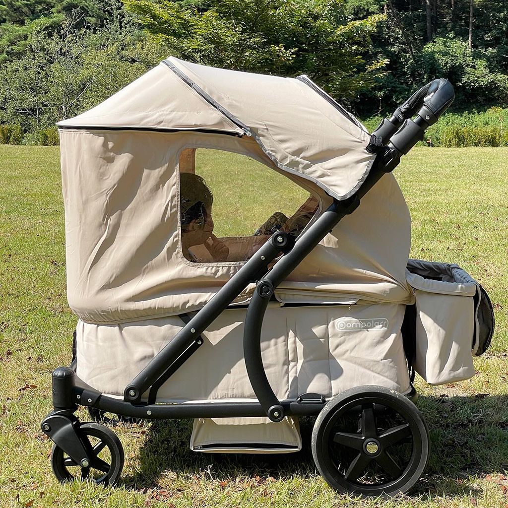 INFO+ Zonnescherm Pronto Stroller Sand Beige - Image 3