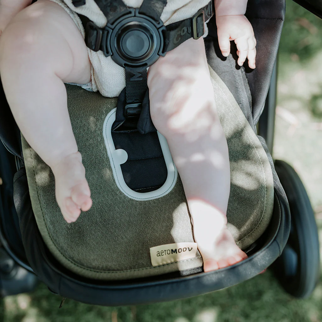 Inlegkussen voor kinderwagen/buggy Airlayers groep B Moss green - Image 5