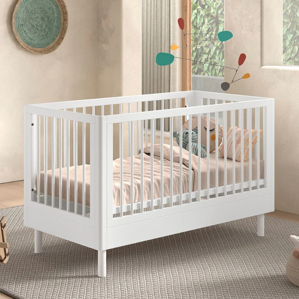 Jaxx 3-delige babykamer (bed + verzorgingstafel + kast met 2 deuren) FORREST Beuk - Image 10