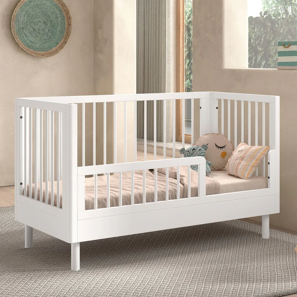 Jaxx 3-delige babykamer (bed + verzorgingstafel + kast met 2 deuren) FORREST Beuk - Image 11