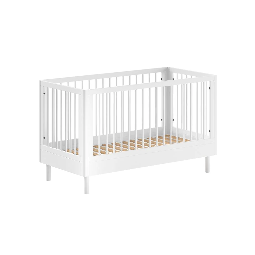 Jaxx 3-delige babykamer (bed + verzorgingstafel + kast met 2 deuren) FORREST Beuk - Image 3