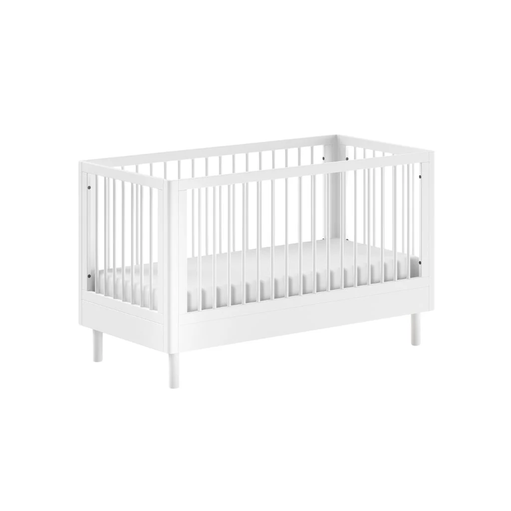 Jaxx 3-delige babykamer (bed + verzorgingstafel + kast met 2 deuren) FORREST Beuk - Image 4