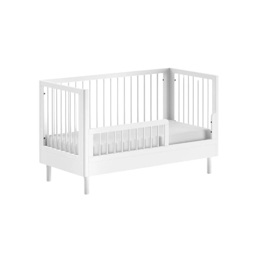 Jaxx 3-delige babykamer (bed + verzorgingstafel + kast met 2 deuren) FORREST Beuk - Image 5