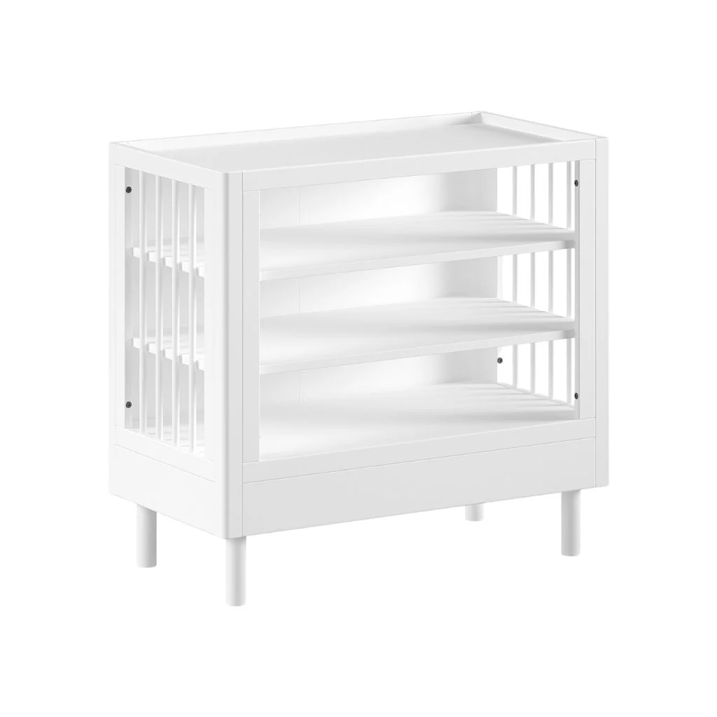 Jaxx 3-delige babykamer (bed + verzorgingstafel + kast met 2 deuren) FORREST Beuk - Image 6