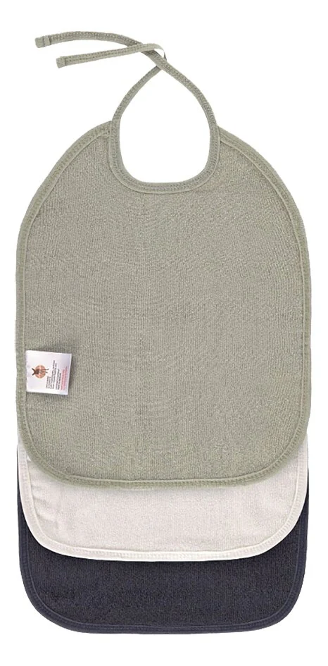 Lässig Slabbetje Muslin/Terry medium Milky - 3 stuks - Image 4